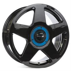 R14 Gloss black center lock blue