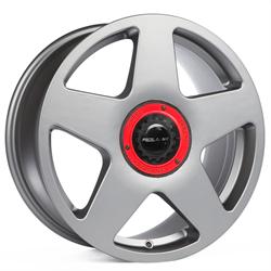 R14 Matt antracithe center lock red
