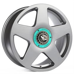 R14 Matt antracithe center lock turquesa