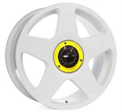 R14 white center lock yellow