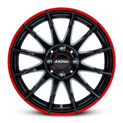 R54 MCR JETBLACK RED RIM