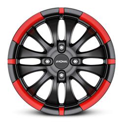 R59 MCR JETBLACK MATT RED RIM