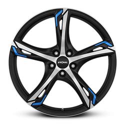 R62 Blue JETBLACK MATT FRONTKOPIERT