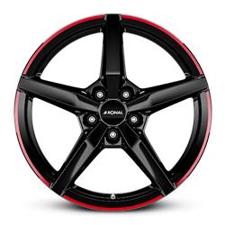 R69 MCR JETBLACK RED RIM