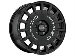 RALLY RACING GLOSS BLACK SILVER LETTERING