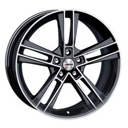 Rias black metallic polished