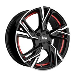 RS5 BLACK FRONT POLISH RED INSIDE