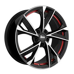 RS6 BLACK FRONT POLISH RED INSIDE