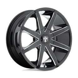 S109 PUSH GLOSS BLACK MILLED