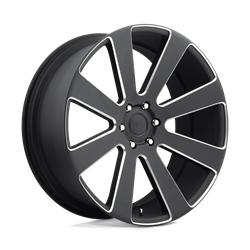 S187 8-BALL MATTE BLACK MILLED