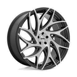S260 G.O.A.T. BRUSHED FACE WITH GLOSS BLACK DARK TINT SPOKES