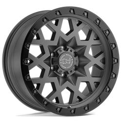 SPROCKET MATTE GUNMETAL W/ BLACK RING