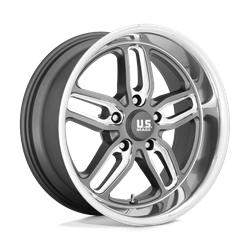 U129 CTEN MATTE GUN METAL MILLED