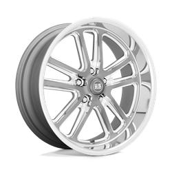 U130 BULLET TEXTURED GUN METAL WITH MILLED EDGES