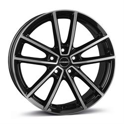 W black polished glossy