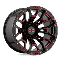 XD841 BONEYARD GLOSS BLACK MILLED WITH RED TINT